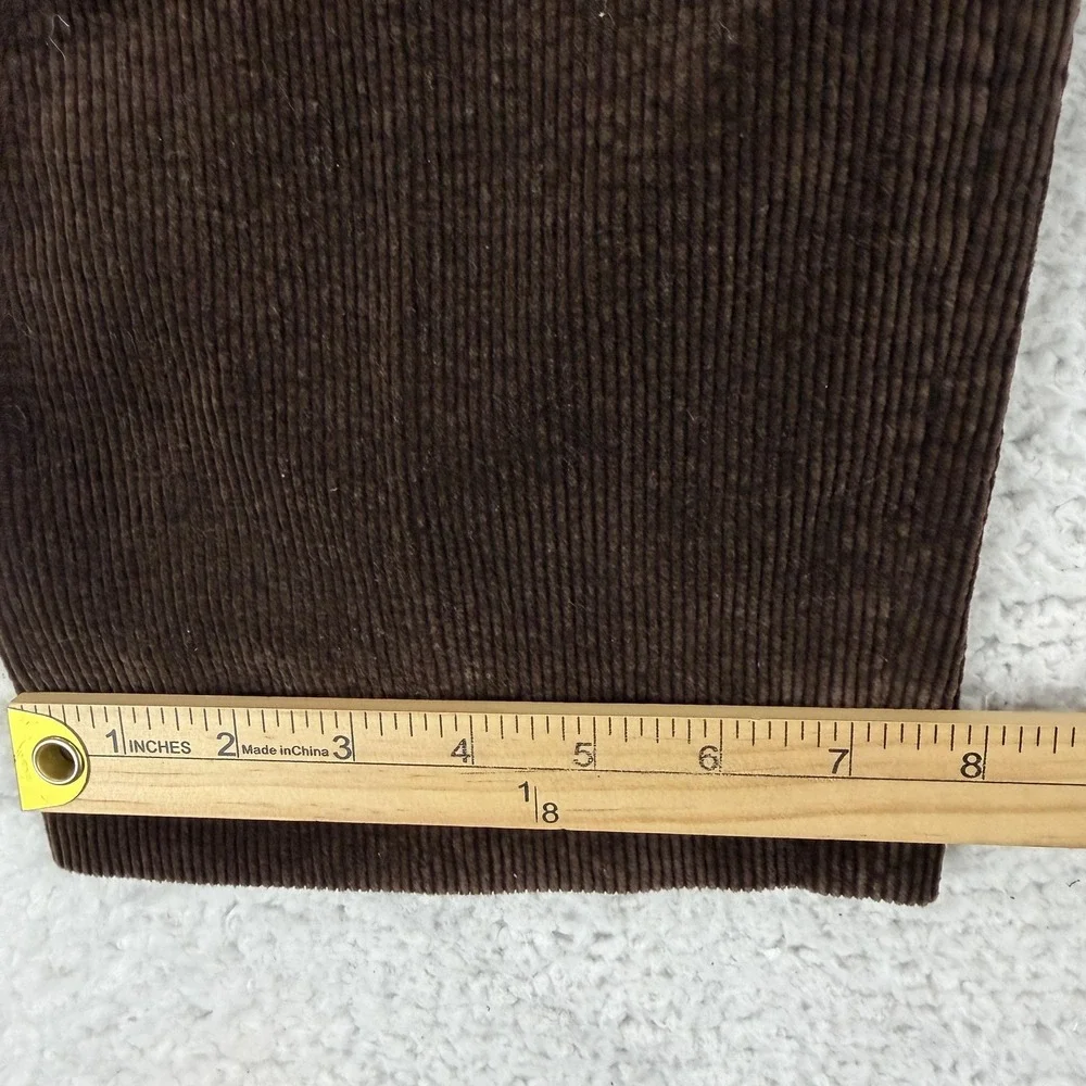 Polo Ralph Lauren Corduroy Chino Pants Mens 35x27 Brown Classic Fit Altered Hem
